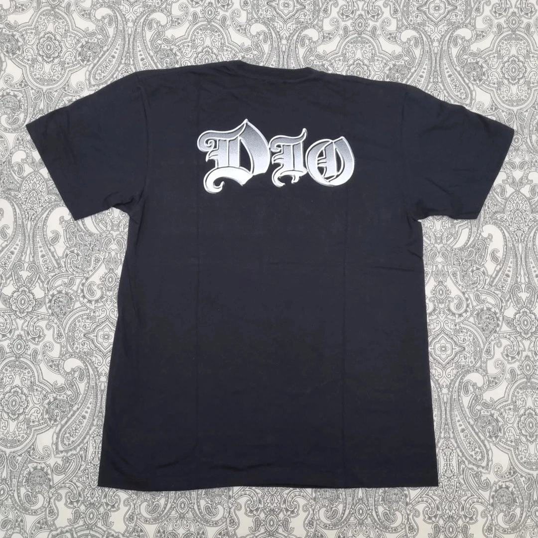 تي شيرت Dio Master of The Moon مقاس كبير مطبوع عليه جرافيك جولة موسيقية جديدة 2004 فاخرة راقية لكل من الرجال والنساء Y2k #3