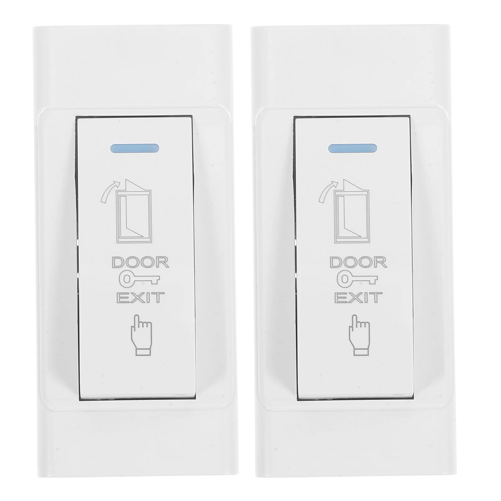 2 uds interruptor de alta resistencia botón de salida Panel montado en superficie Control de acceso de puerta hogar Oficina dormitorio armario
