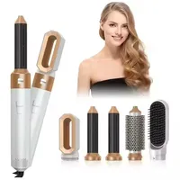 5 in 1 Hair Curler Hot Comb Set Professional Curling Iron Hair Straightener Styling Tool  Airwrap Hair Dryer Household