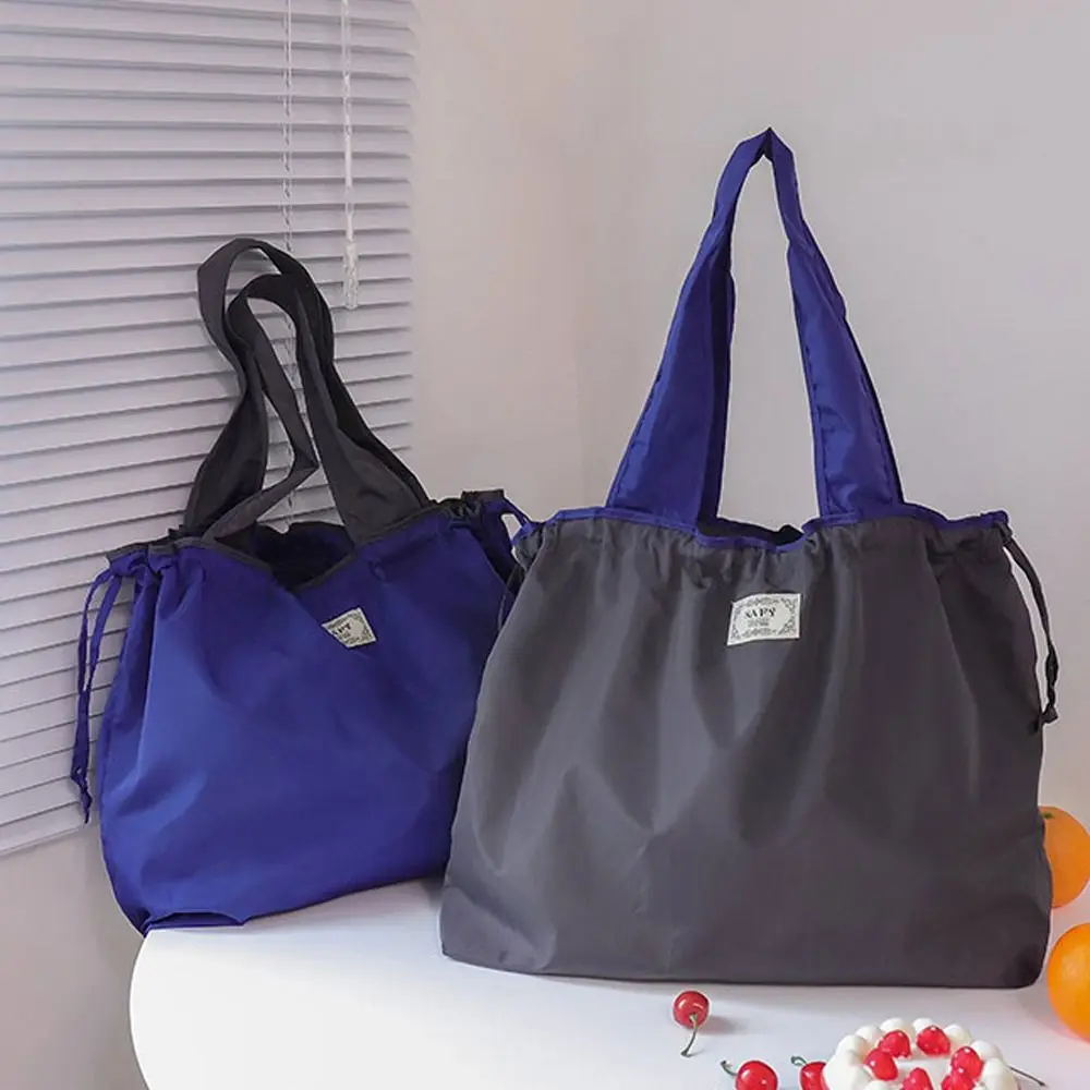 

Letter Mommy Bag Travel Wash Bag Cosmestic Makeup Bag Women Shopping Bag Korean Shoulder Bags Foldable Storage Bag Solid Color