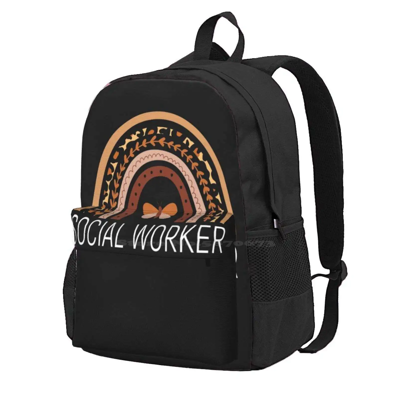 Social Worker T-Shirt Hot Sale Schoolbag Backpack Fashion Bags Best Social Worker Social Worker Birthday Social Worker Design