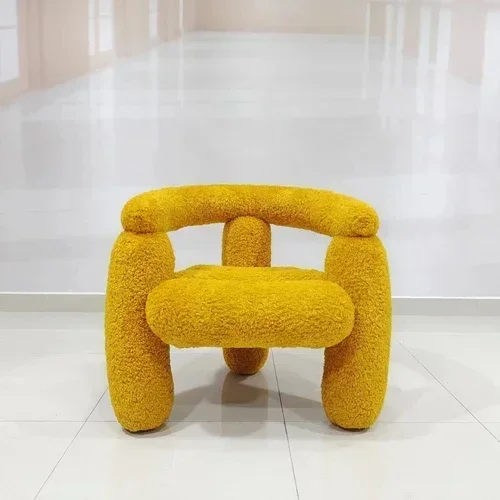 

Art Modern Simple Personality Sofa Creative Modeling Online Influencer Fashion Leisure Special-Shaped Bending Chair