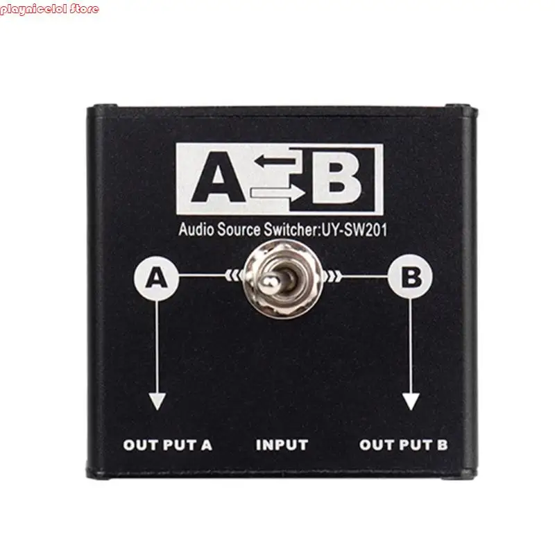 Коробка переключения звука 3,5 мм с несколькими входами и одним выходом, устойчивый металлический корпус для студийного оборудования
