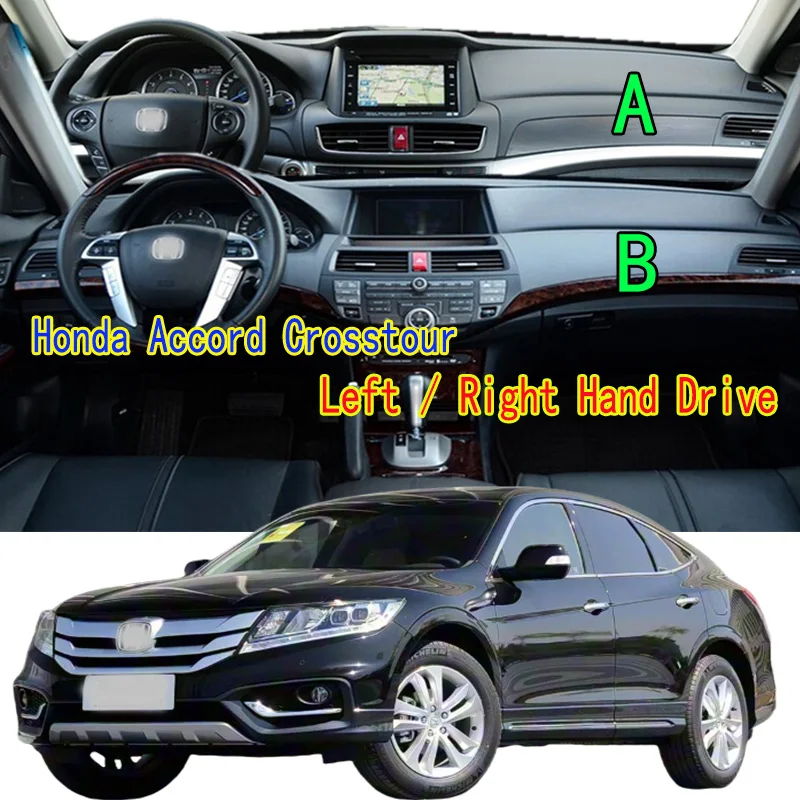 

Для Honda Accord Crosstour TF автомобильный Стайлинг Dashmat крышка приборной панели изоляционная солнцезащитная защитная накладка украшения