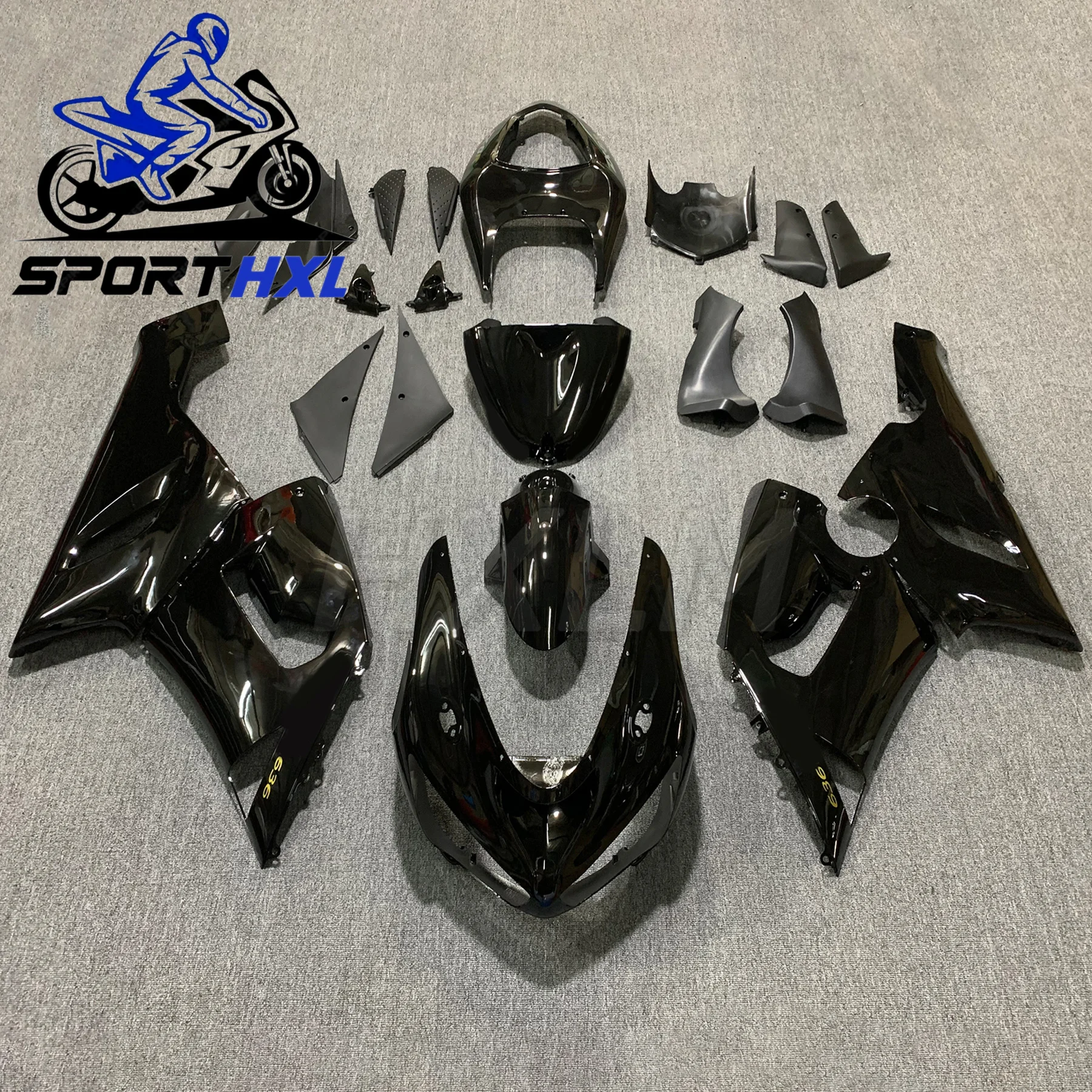 For Kawasaki ZX6R 636 05-06 Bodywork fairing Full fairing kit 2005 2006 Bodywork fairing kit Custom ABS Injection 2005-2006