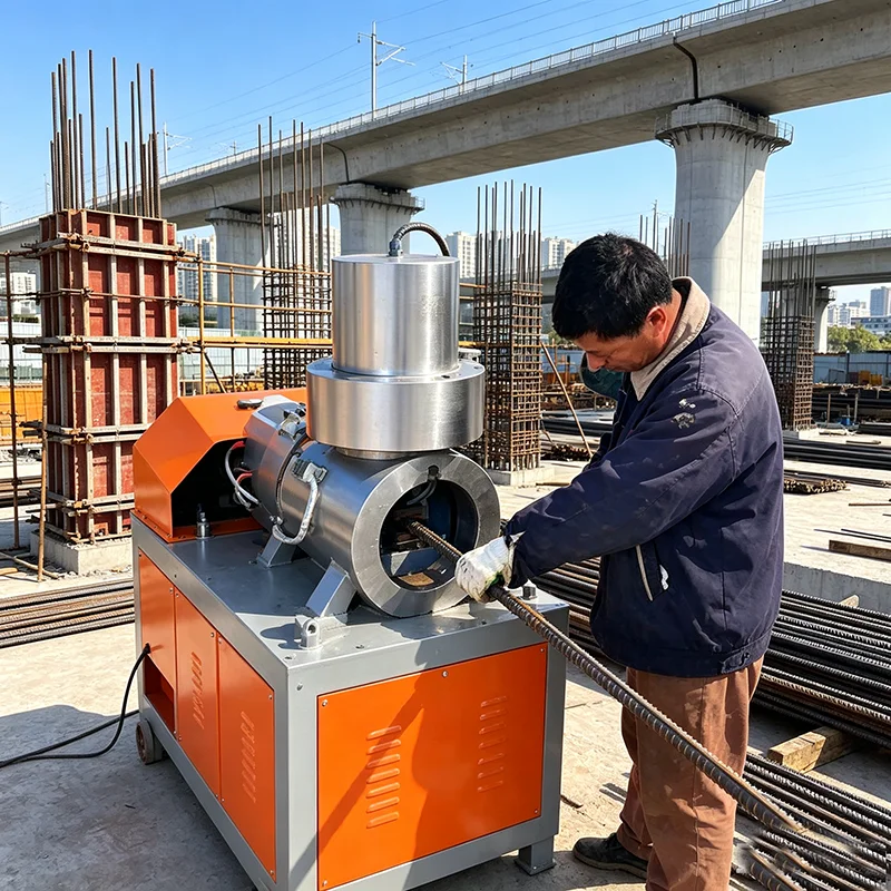 Rebar End Cold Forging Machine Automatic Rebar Upsetting Machinery For Reinforcing Bar Connection
