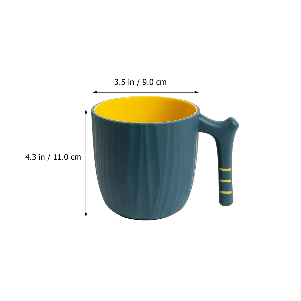 

2Pcs Double Layer Toothbrush Cups Modern Design for Bathroom Storage Mugs Wash Gargle Cup Holder Kids Toothpaste Organizer