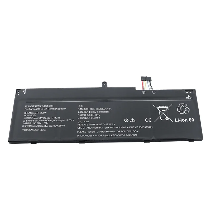 Imagem -03 - Shuozb-bateria do Portátil para Redmibook Pro 14 R14b06w Caderno Ferramentas Gratuitas Icp6 60 64 15.44v 56wh 3627mah Novo