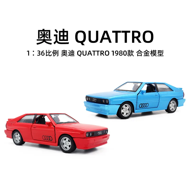 Alloy car model1:36 series Audi Q7 R8 V10 RS E-Tron GT Sport Quattro Sports Car Pull Back Toy For Kid Gifts Collection