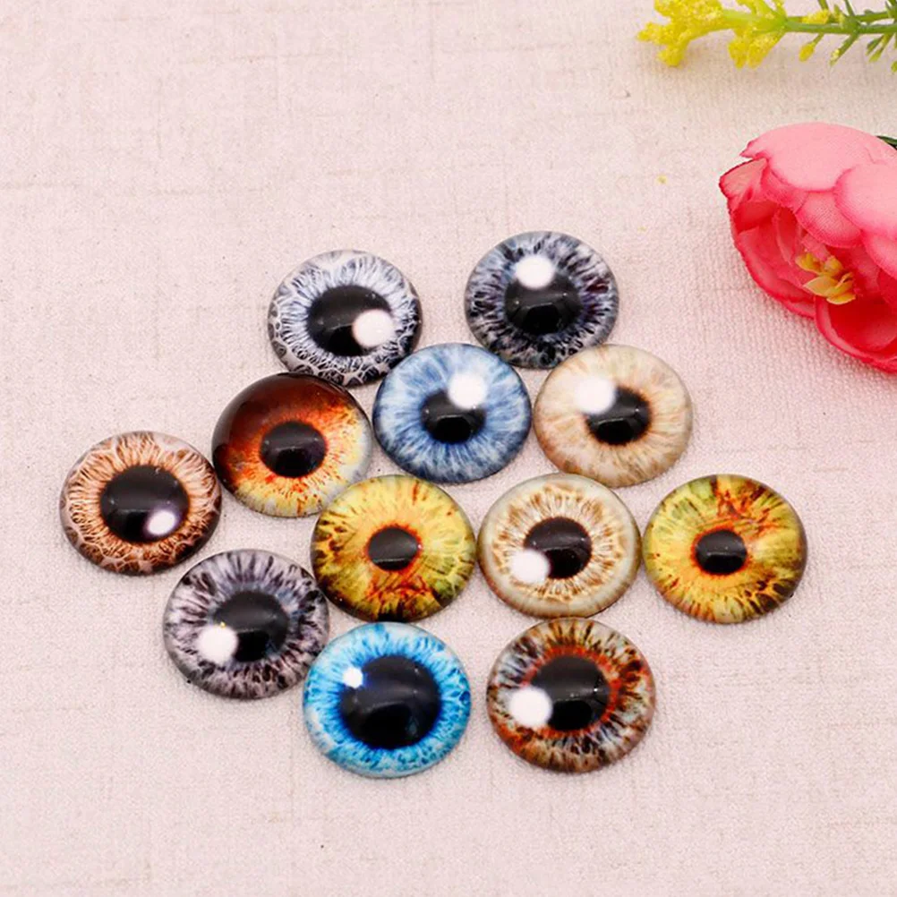 100 Pcs Eyes for Crafts Dragon DIY Sticker Fake Toys Accessories Simulation