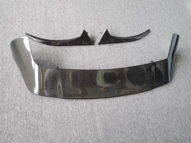 For Levante M Style Wet Carbon Fiber Rear Roof Top Wing Lip Diffuser Tail Trunk Spoiler Forge Tail for Car