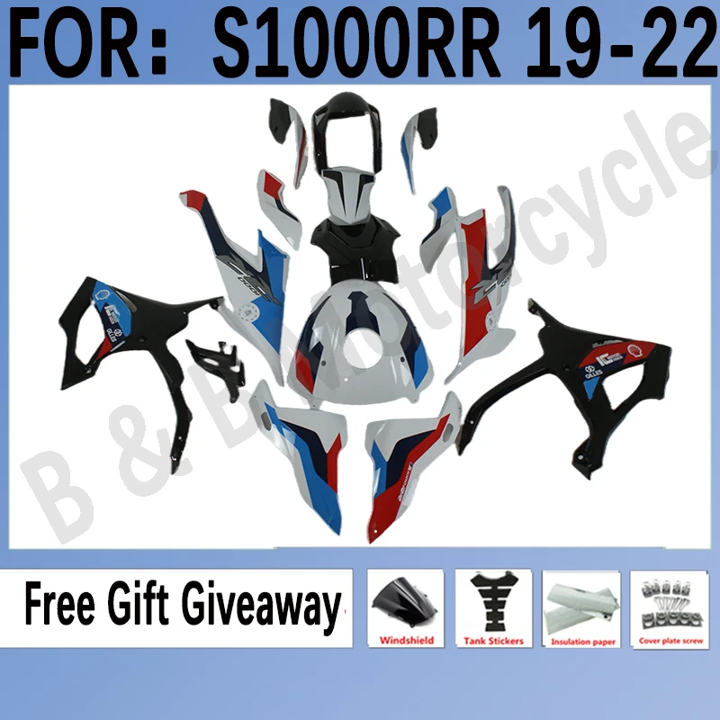 

Motorcycle ABS Injection mold Fairing For BMW s1000rr M1000 2019 2020 2021 Fairings kit bodywork S1000RR 19 20 21 blue white red