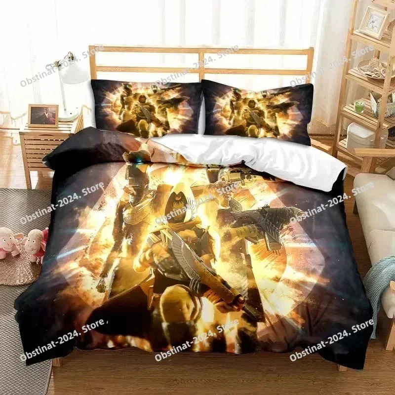 2025 Game Destiny Bedding Set Printed EU single Comforter Quilt Bed Cover Duvet Cover Pillow Case 3 Pieces Sets Kids Adult Size