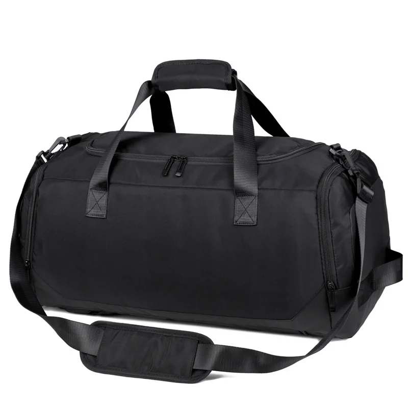 Large capacity travel bag with printed logo name boxing sports storage bag gym bag personalized pattern