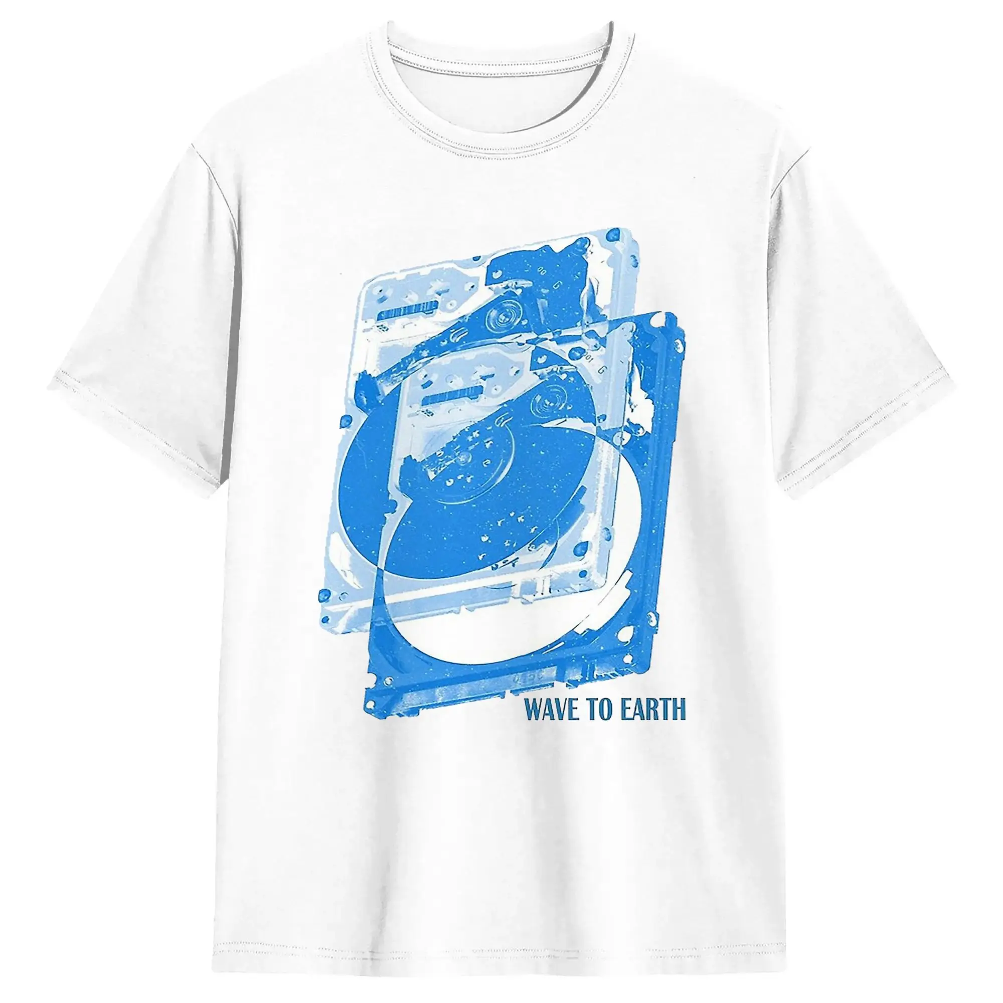 Wave to Earth Summer Flows T-Shirt Men Women  Vintage 100% Cotton Tees Round Collar Short Sleeve T Shirts Gift Idea Clothes