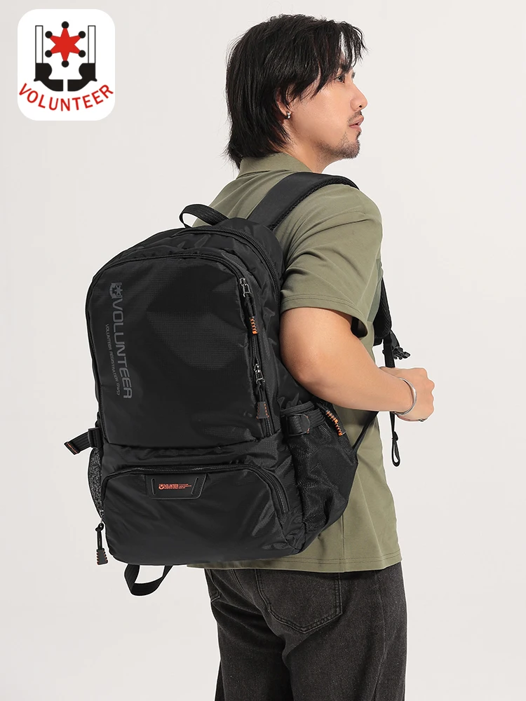 Imagem -02 - Mochila Impermeável Masculina Bolsa para Laptop de Grande Capacidade Moda Monocromática Viagem e Escola Casual e Elegante 2023 2023