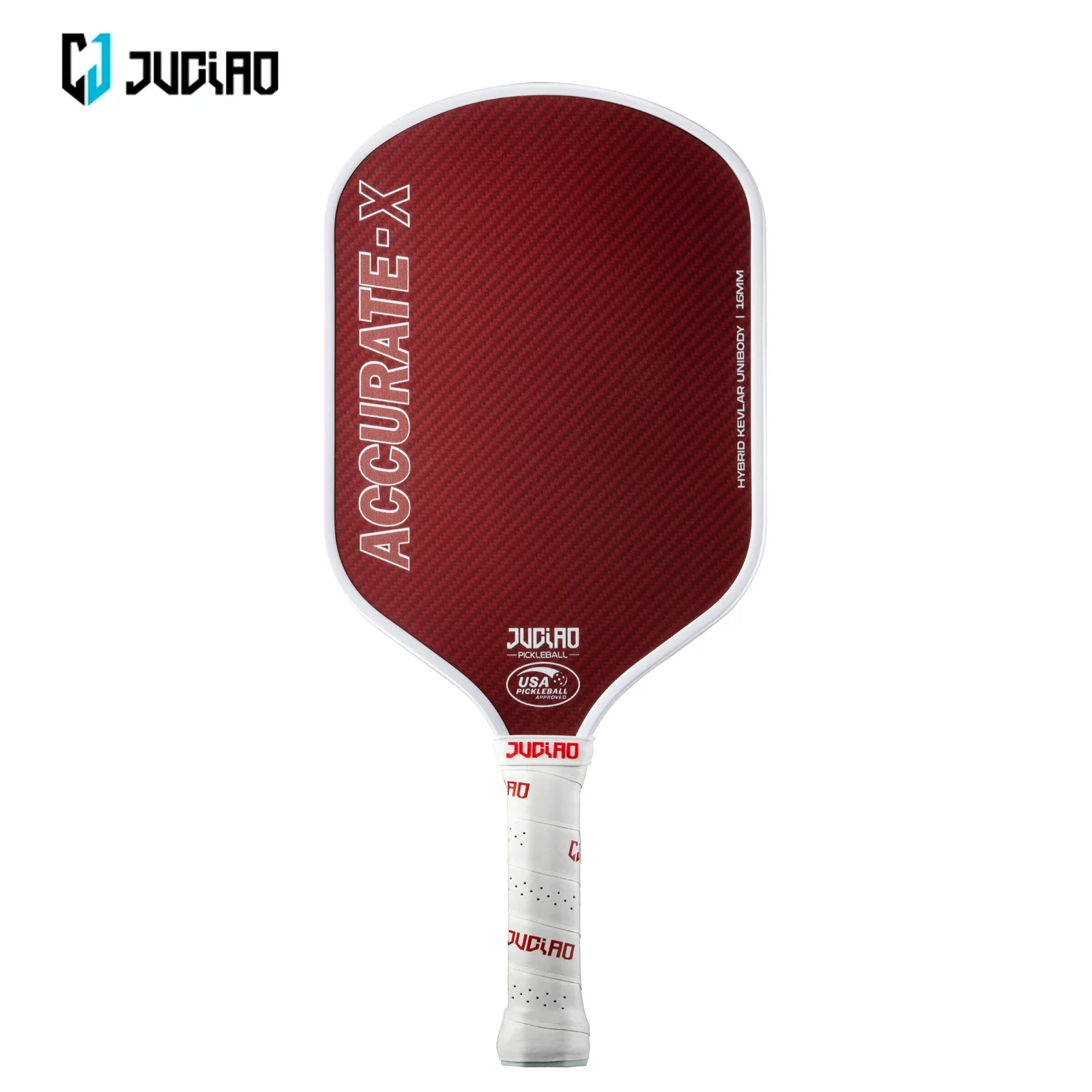 JUCIAO USAPA Approved Kevlar Hybrid Shape Thermoformed Foam Injected Pickleball Paddle  16MM With Power&Spin