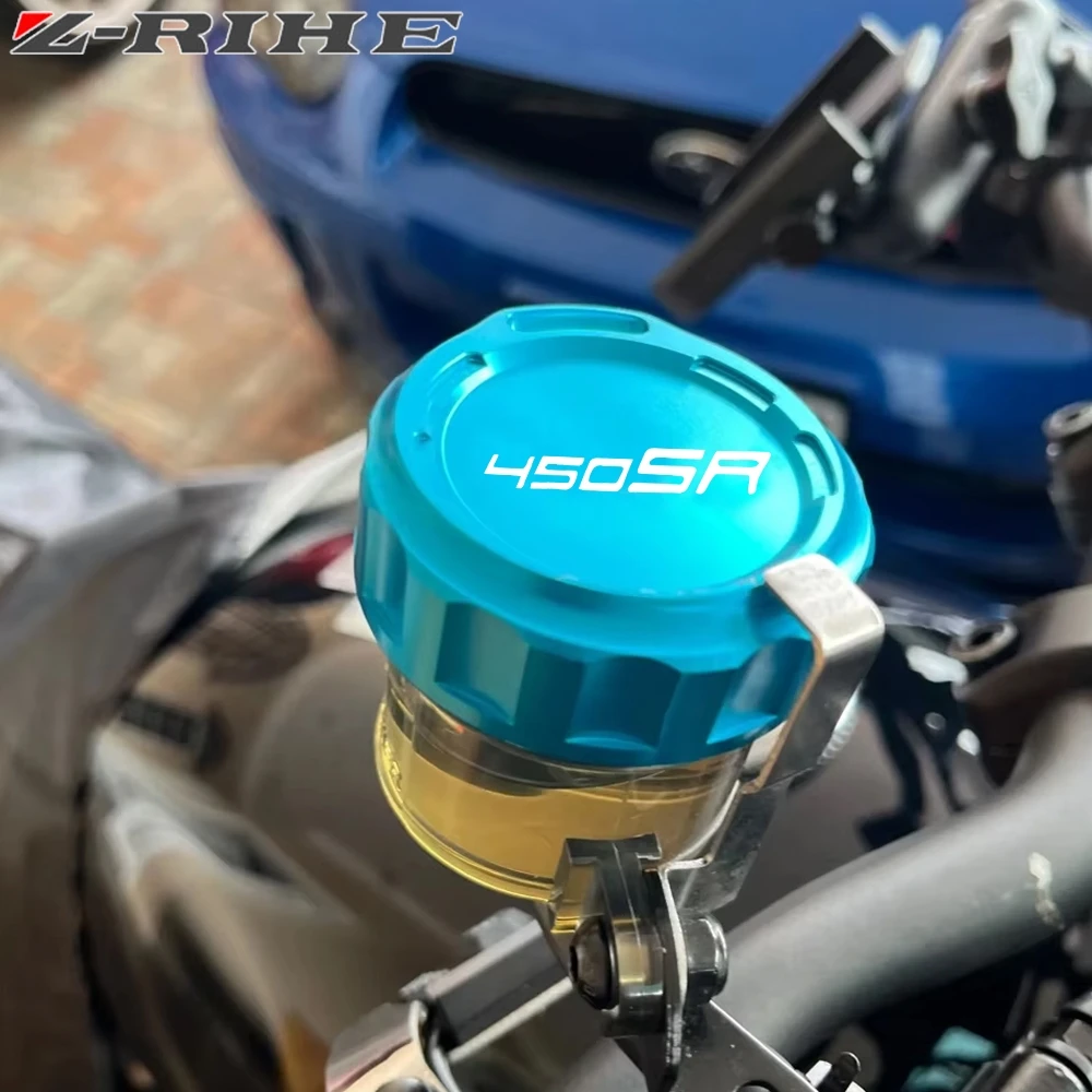2025 Motorcycle Accessories Front Brake Fluid Reservoir Caps Cover Guard FOR CFMOTO CF MOTO 450SR SR450 450 SR 2022 2023 2024