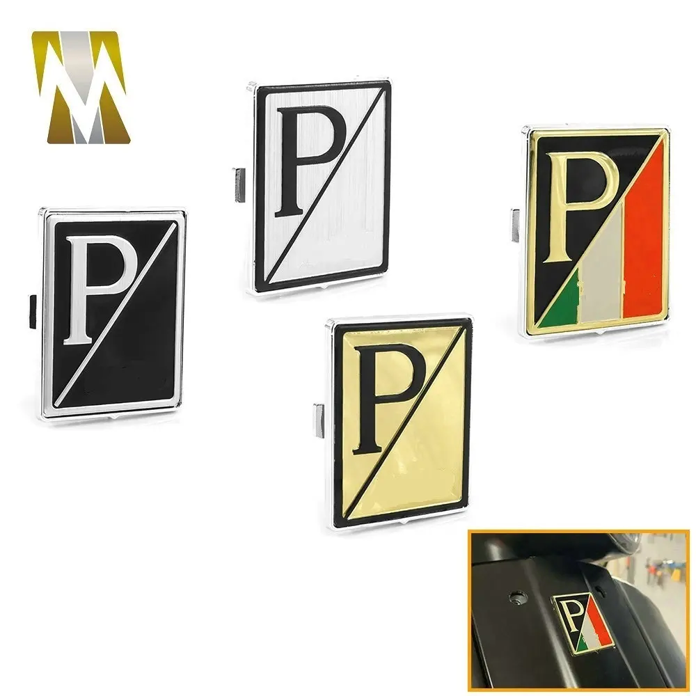 For  GTS 250 300 GTS250 GTS300 Scooter Front Body Head Fairing Badge Plate Sprint Primavera 150 LX150 Tablet Square Sticker