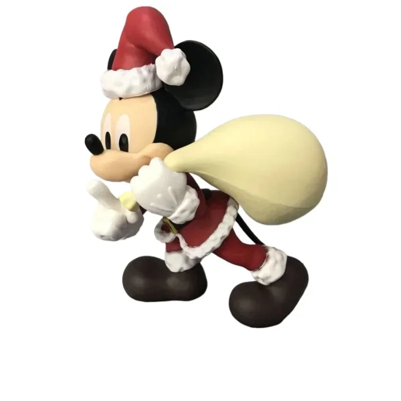 Figuras clásicas de la serie Minnie de 12cm, juguetes en caja, modelo de figura de Mickey, muñeca, regalo pequeño de vacaciones, edición especial del 90 ° aniversario