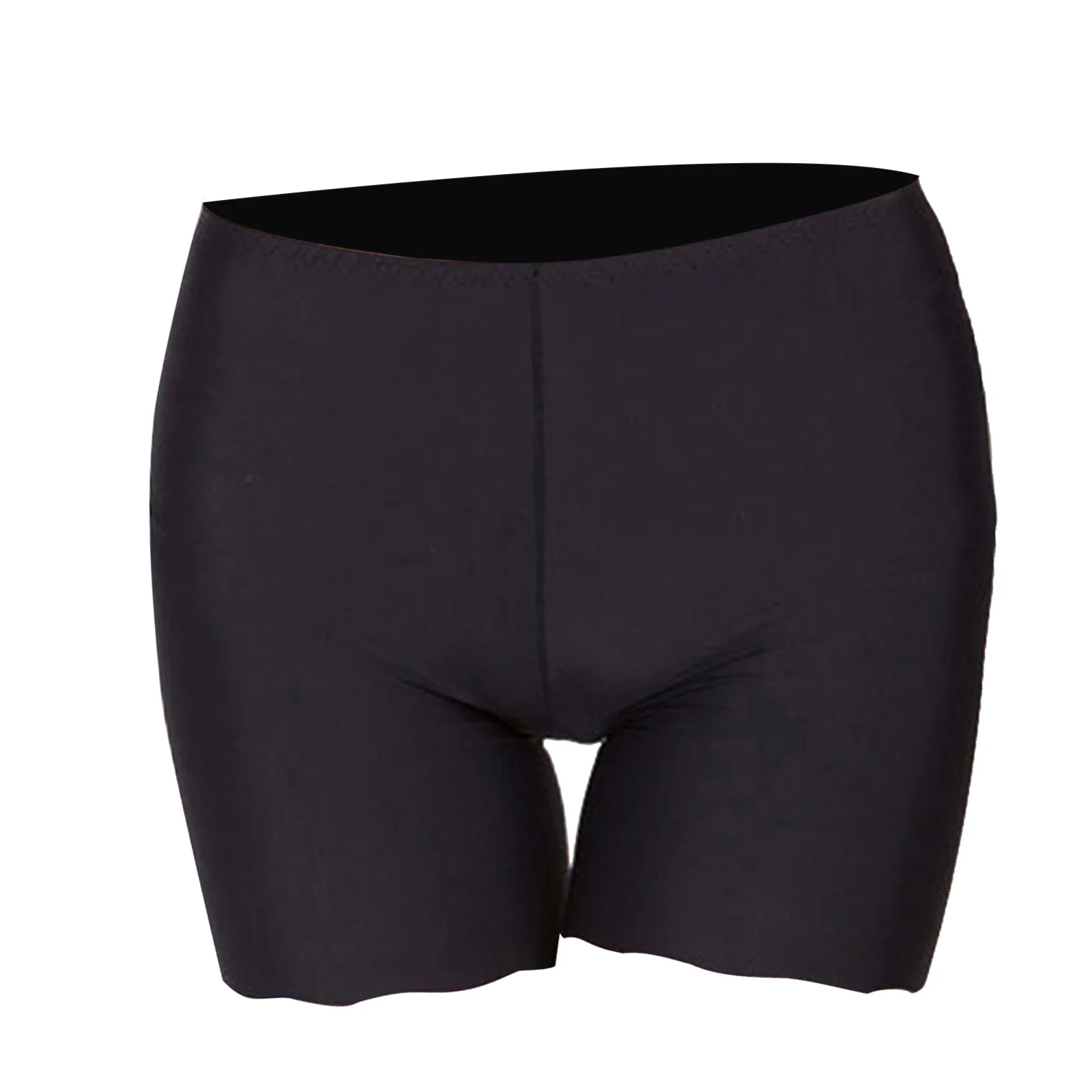 Ijs Zijde Anti-Roll Korte Legging Vrouwen Hoge Taille Vormgeven Ondergoed Ademend Glad Koud Gevoel Voor Jurk Onderrok