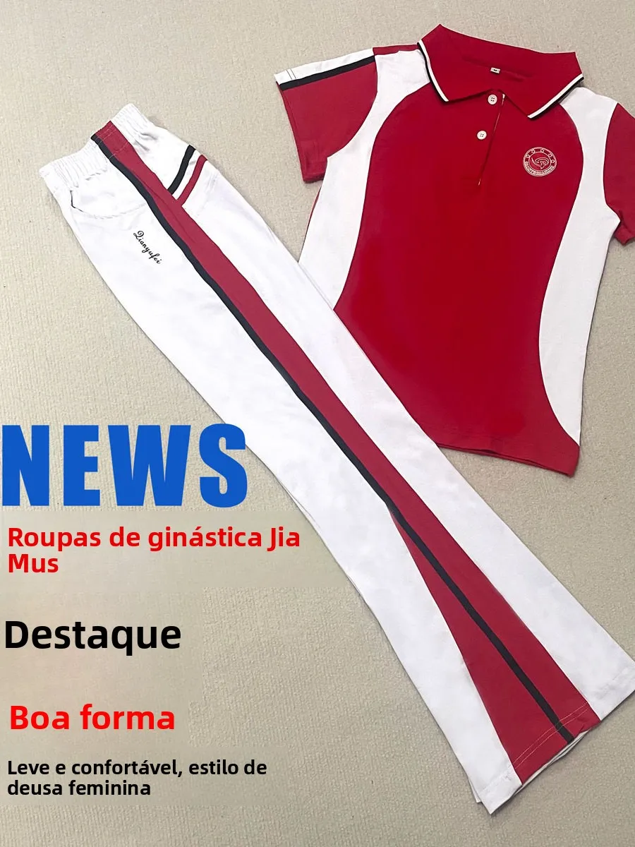 nuovo-completo-da-ballo-quadrato-2026-maglia-rossa-e-pantaloni-bianchi-set-estivo-leggero-a-maniche-corte-abbigliamento-sportivo-femminile-per-danza-di-gruppo