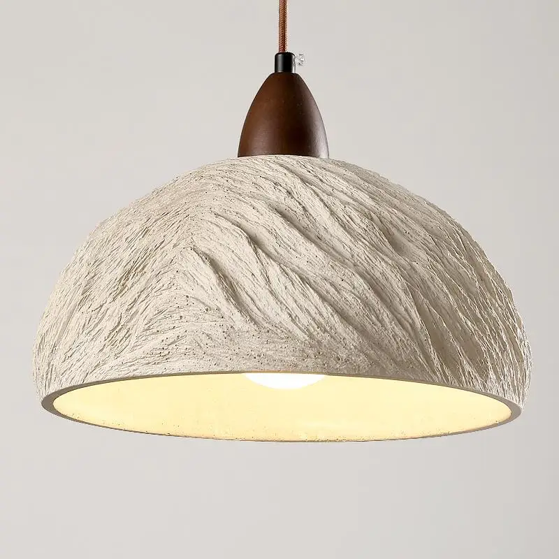 Wabi Sabi Style Retro Ceiling Lamp Homestay Restaurant Bar Pendent Light Tea Room Zen French Art Bedroom Bedside LED Chandelier