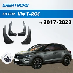 Set For Volkswagen VW T-ROC T Roc TRoc 2017 2018 2019 Car Mudguards Mud Flap Flaps Splash Guards Fender Mudflaps Car Accessories