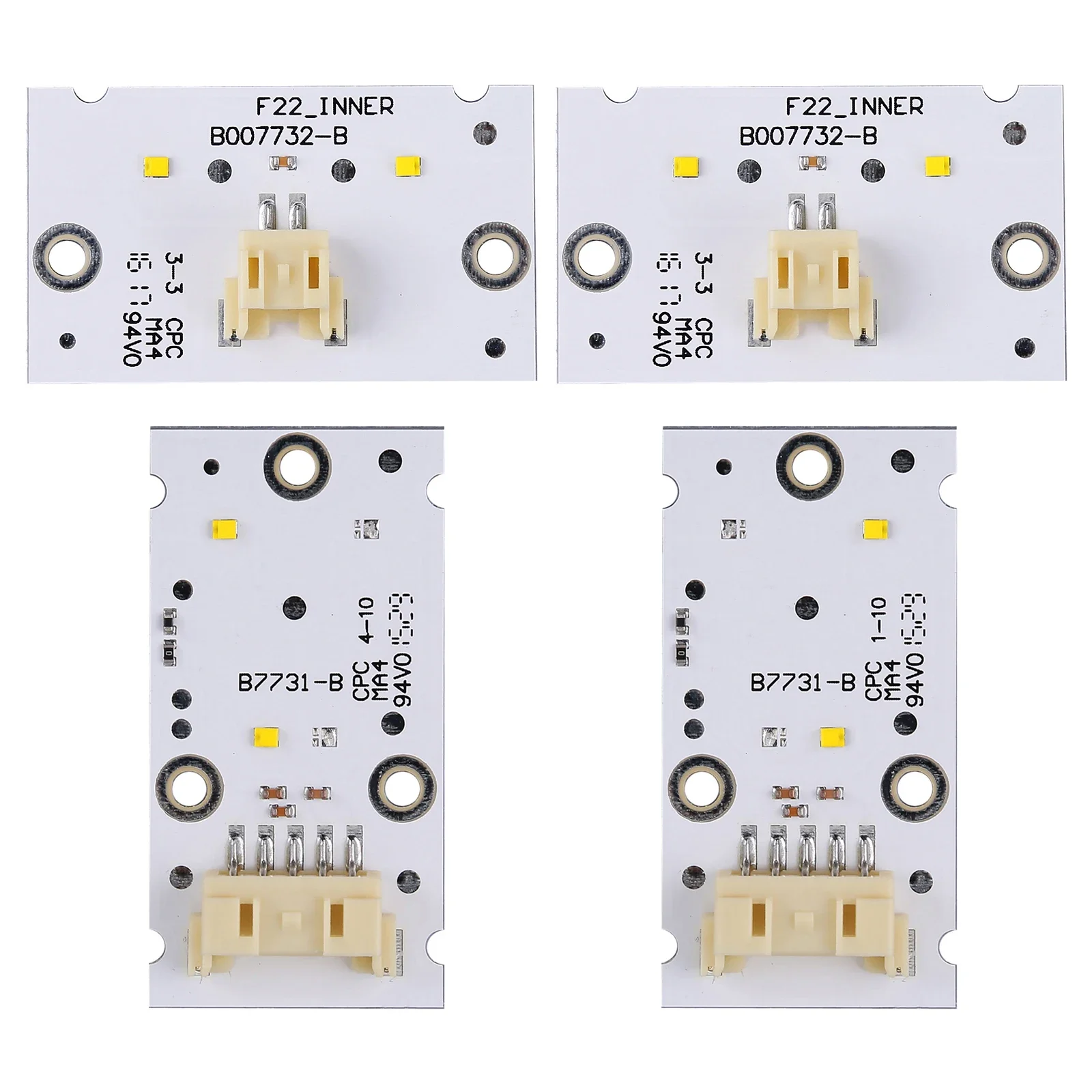 

2Pcs Yellow DRL Headlight LED Boards Compatible for F87 F22 F23 2014-2017 Replaces 63117388923 63117388924