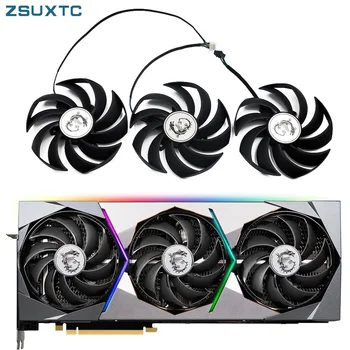 Ventilador de tarjeta de vídeo PLD10010S12HH 3080Ti de 95MM para MSI GeForce RTX 3070 3080 3090 3070 Ti SUPRIM X ventilador de refrigeración de tarjeta gráfica de remolque