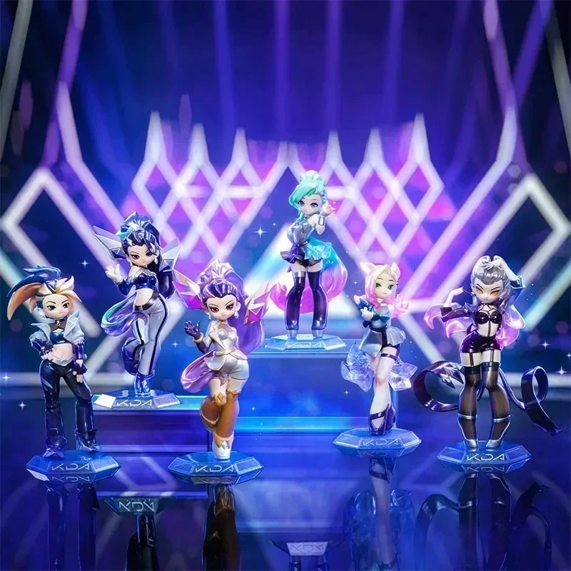 

POP MART K/DA ALL out Series League of Legends Blind Box - Kawaii Anime Action Figure Surprise Mystery Doll Collection