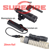Tactical Surefire M300 M600 SF Flashlight Scout Light Offset Mount 20mm Rail MLOK Keymod Rail Base Airsoft Hunting Gun Lamp