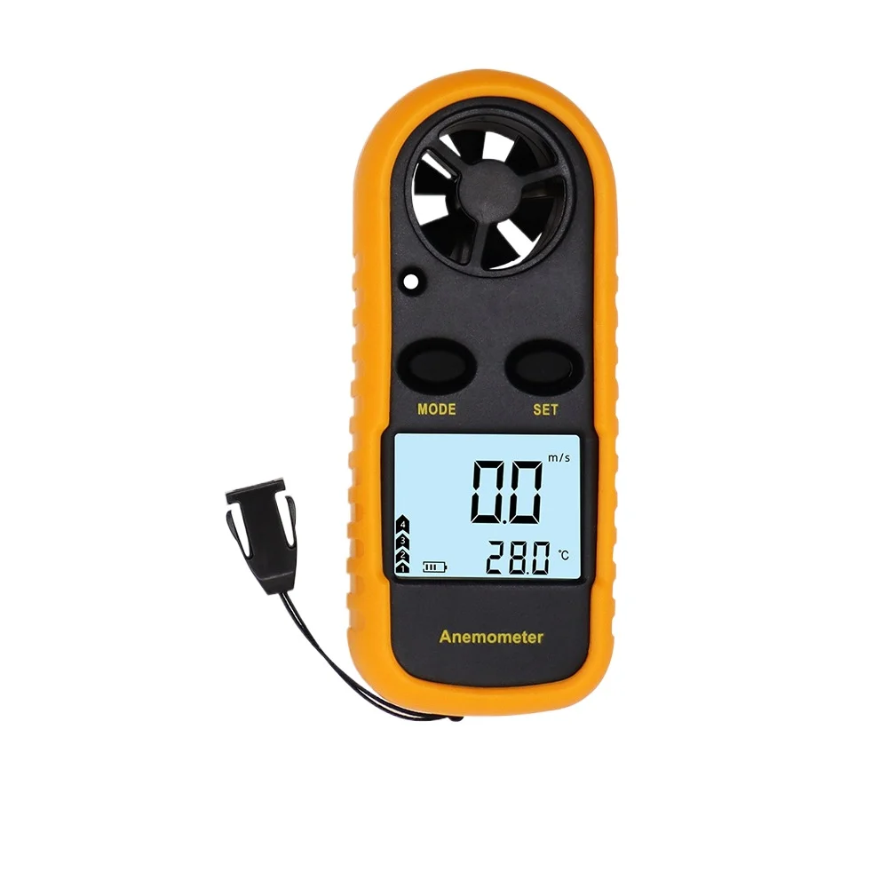 

Portable anemometer LCD digital high-precision digital anemometer thermometer