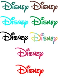 18 Colors Disney logo Iron on patches vinyl stickers DIY Sewing iron on transfer