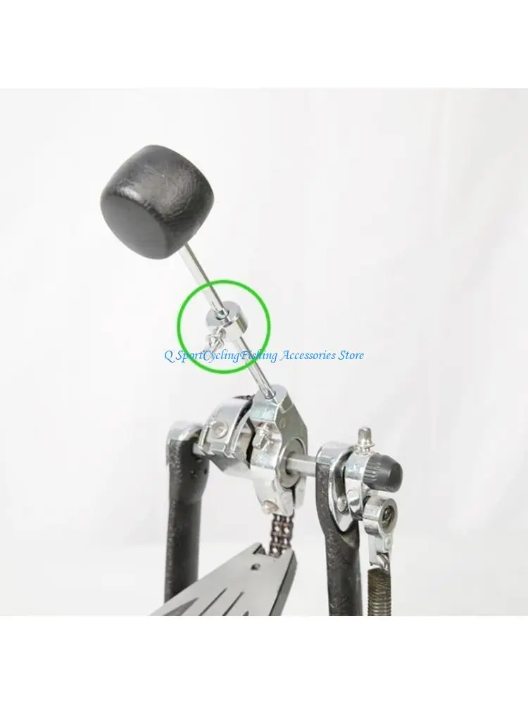  Compacts Drum Mallet Light weight Bass Drum Beater for Various Skill Levels