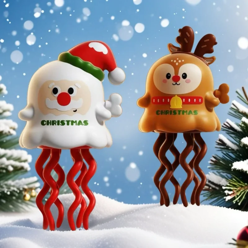 Handheld Mini Ghost Doll Magical Dance Octopus Christmas Toy Creative Stress Relief Halloween Children's Sensory Puzzle Gift