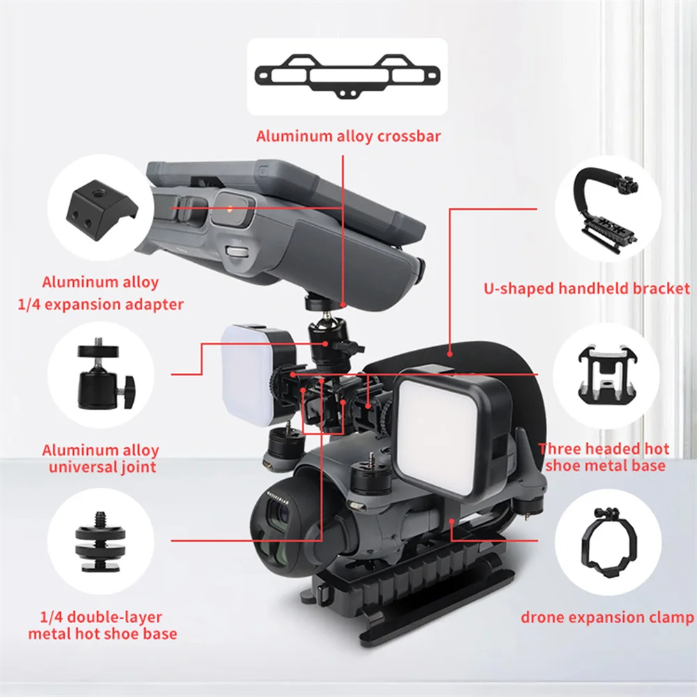For Mavic 4Pro Drone Handheld Shooting Stand Gimbal Stabilizer Portable Grip Handle Bracket for DJI RC 2 RC Pro 2 Handheld Mount