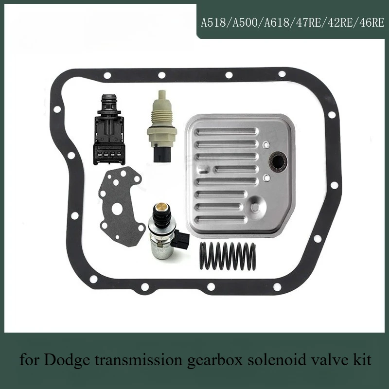 

A518 A500 A618 47RE 42RE 46RE Transmission gearbox Governor Pressure Sensor Solenoid Filter Kit For Dodge JEEP 2000-up