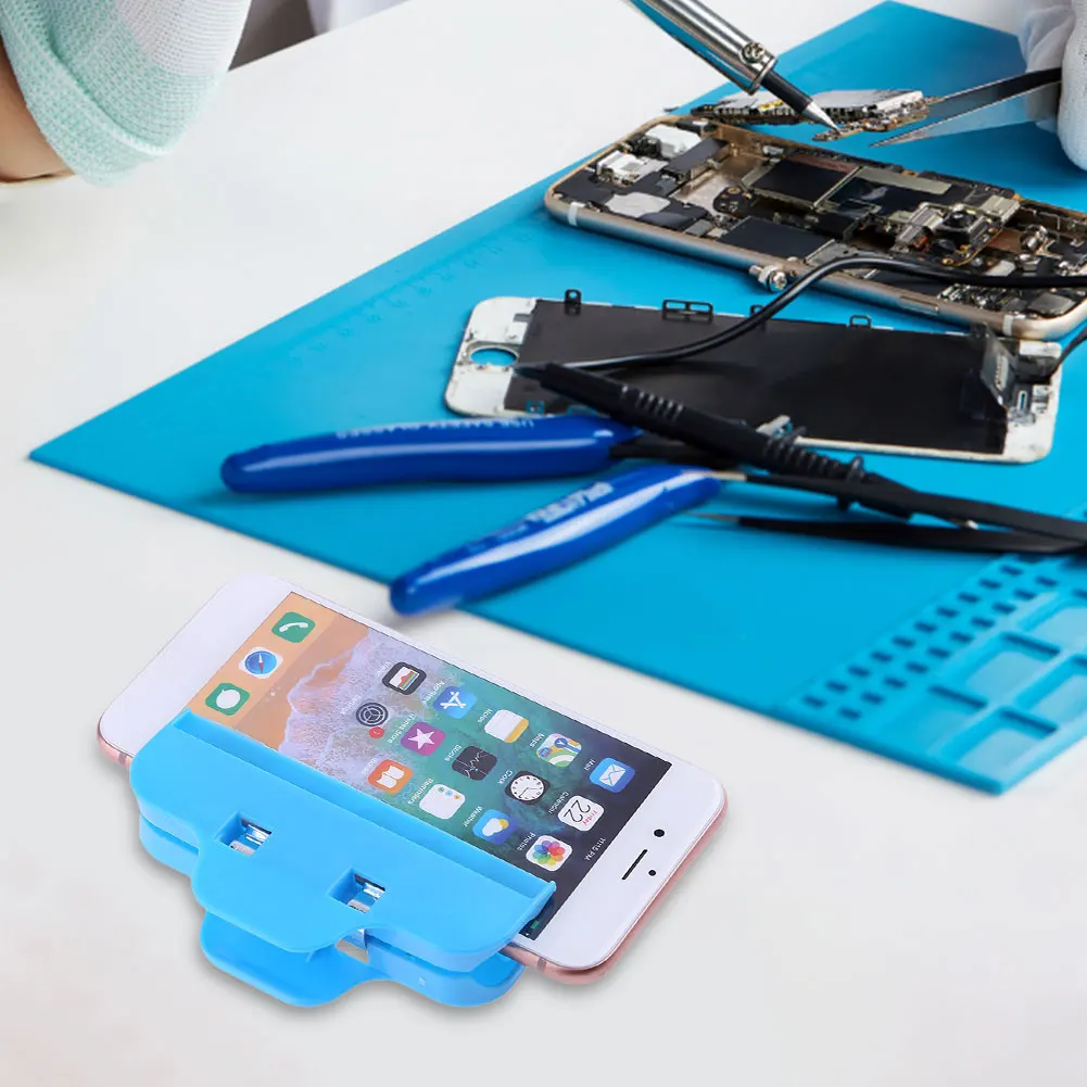 Fixing Clamp Plastic Fixing Clamp Holder Tilt Screen Opening Glue Fixing Fixture for iPhone Samsung iPad Tablet Screen