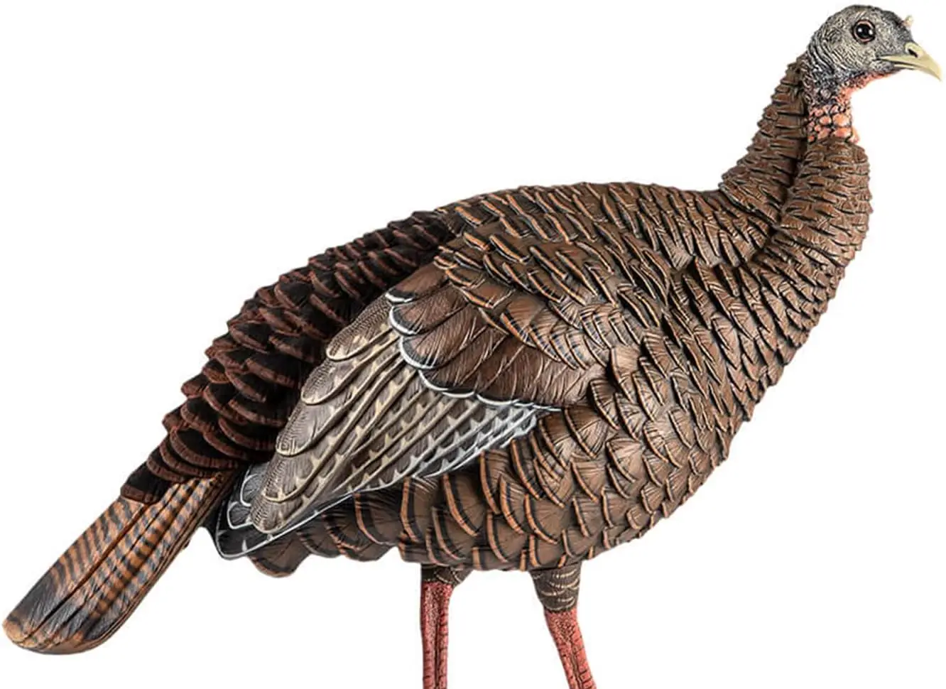 

Hen Turkey Decoy | Durable Realistic Lifelike Standing Hunting Decoy with 2 Removable Heads, Carry Bag & Integrated