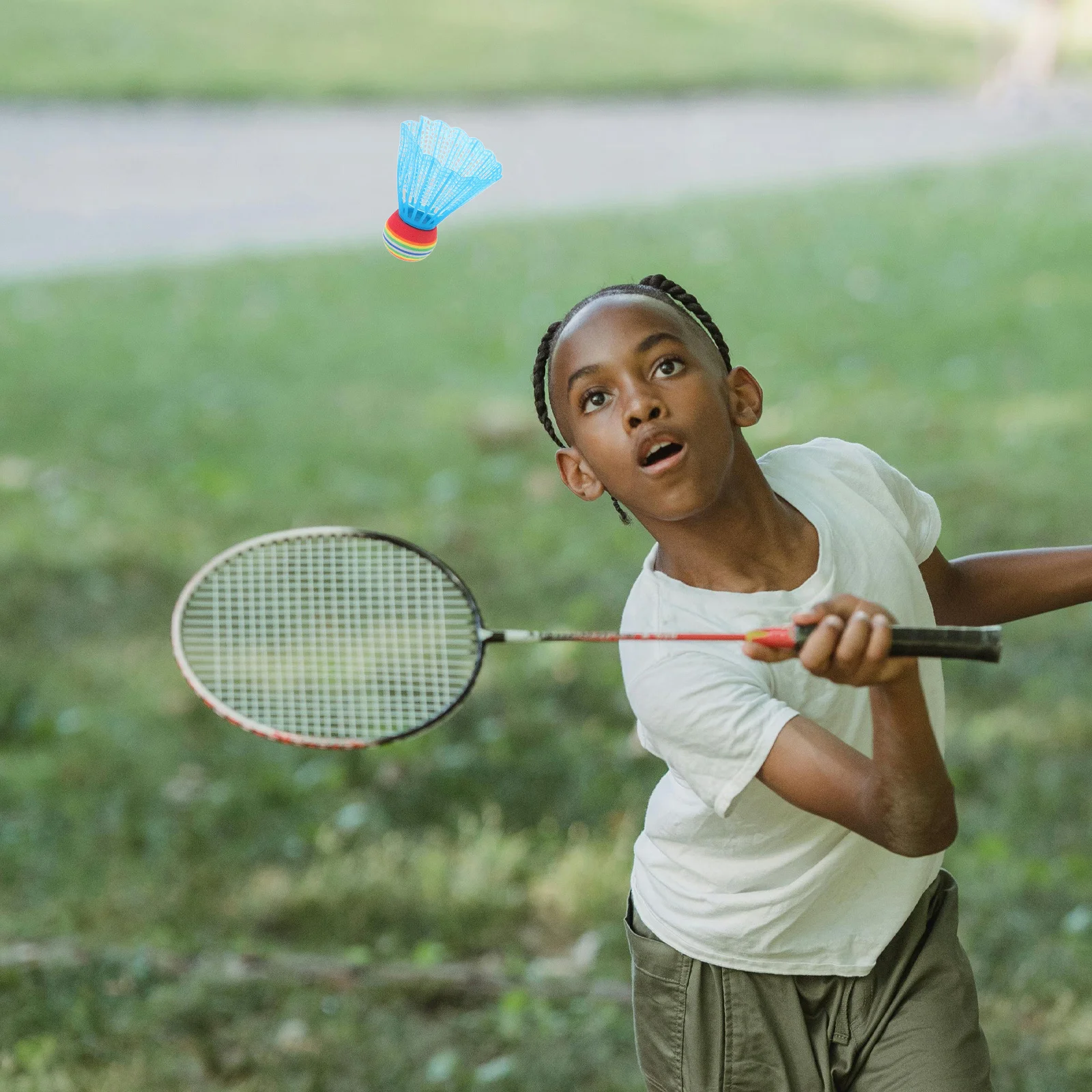 

12Pcs Colorful Shuttlecock Durable Badminton Balls Lightweight Plastic Shuttlecocks for Indoor Outdoor Use Colorful Shuttlecock