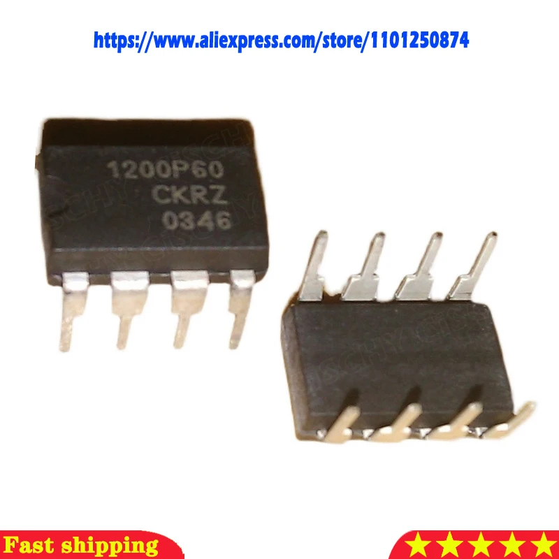 10pcs/lot NCP1200AP60 NCP1200P60 1200AP60 1200P60 DIP-8