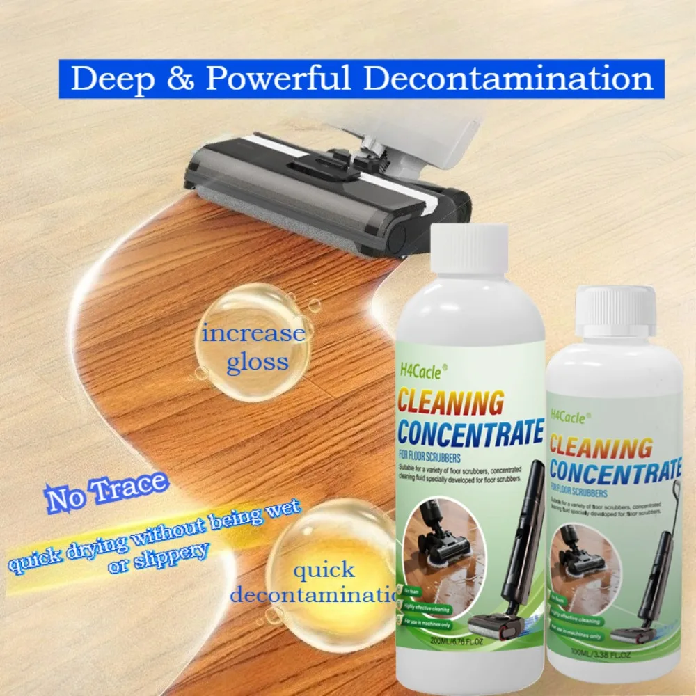 Multi-Surface Floor Cleaner Concentrate for Robot Vacuums Floor Cleaning Solution for Floor Scrubbers, Sweeping & Washing Robots