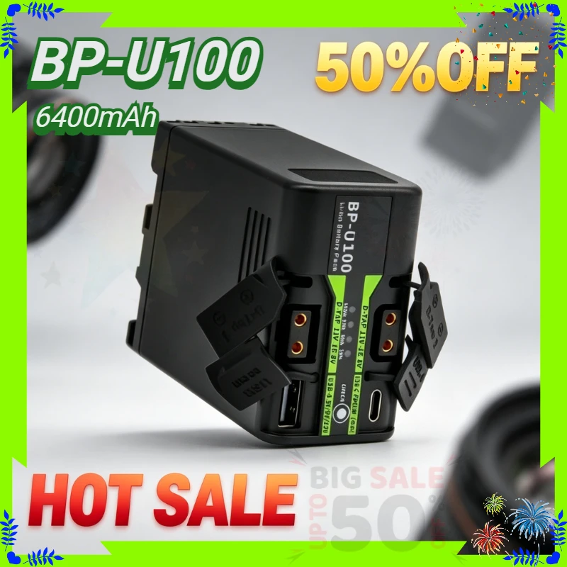 SWZY BP-U100 Digital Battery with PD45W Fast Charging for Sony Camera EX260 EX280 Z280 FS5 7 FX6 Z190 EX200 EX1R BP-U30 U70 U60