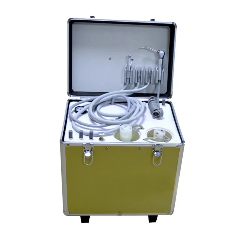 Mobile Cart Por Turbine Unit With Air Compressor For Medical Treatment