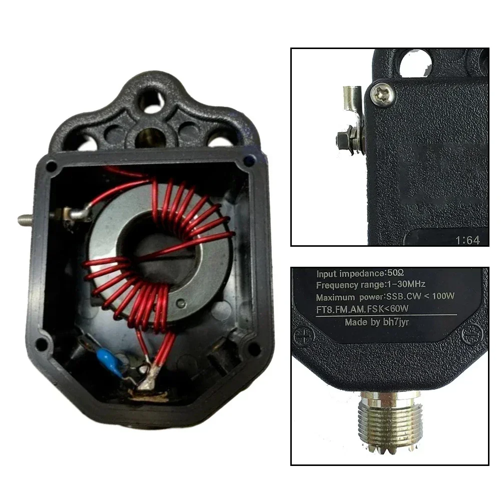 

1:64 Balancing Transformer For End-Fed Half-Wave Antennas, 1-30MHz, 100W PEP EFHW Balancing Transformer Tool Accessories