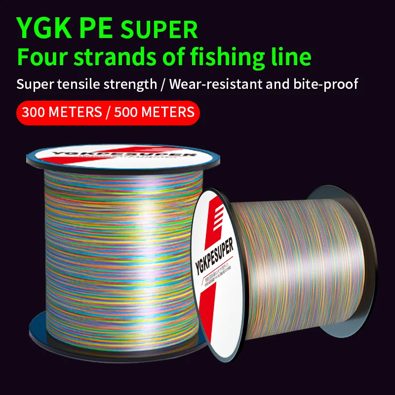 

4-Strand 300m PE Fishing Line – Fits Freshwater/Saltwater, Perfect for carp & bait fishing,Ideal for All Anglers,