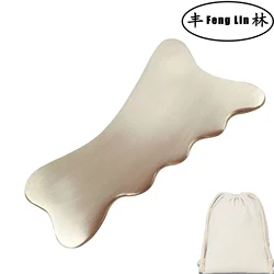 BEAUTY TOOLS copper guasha massage plate metal body scraping massage tool back shoulder neck meridians household custom guasha