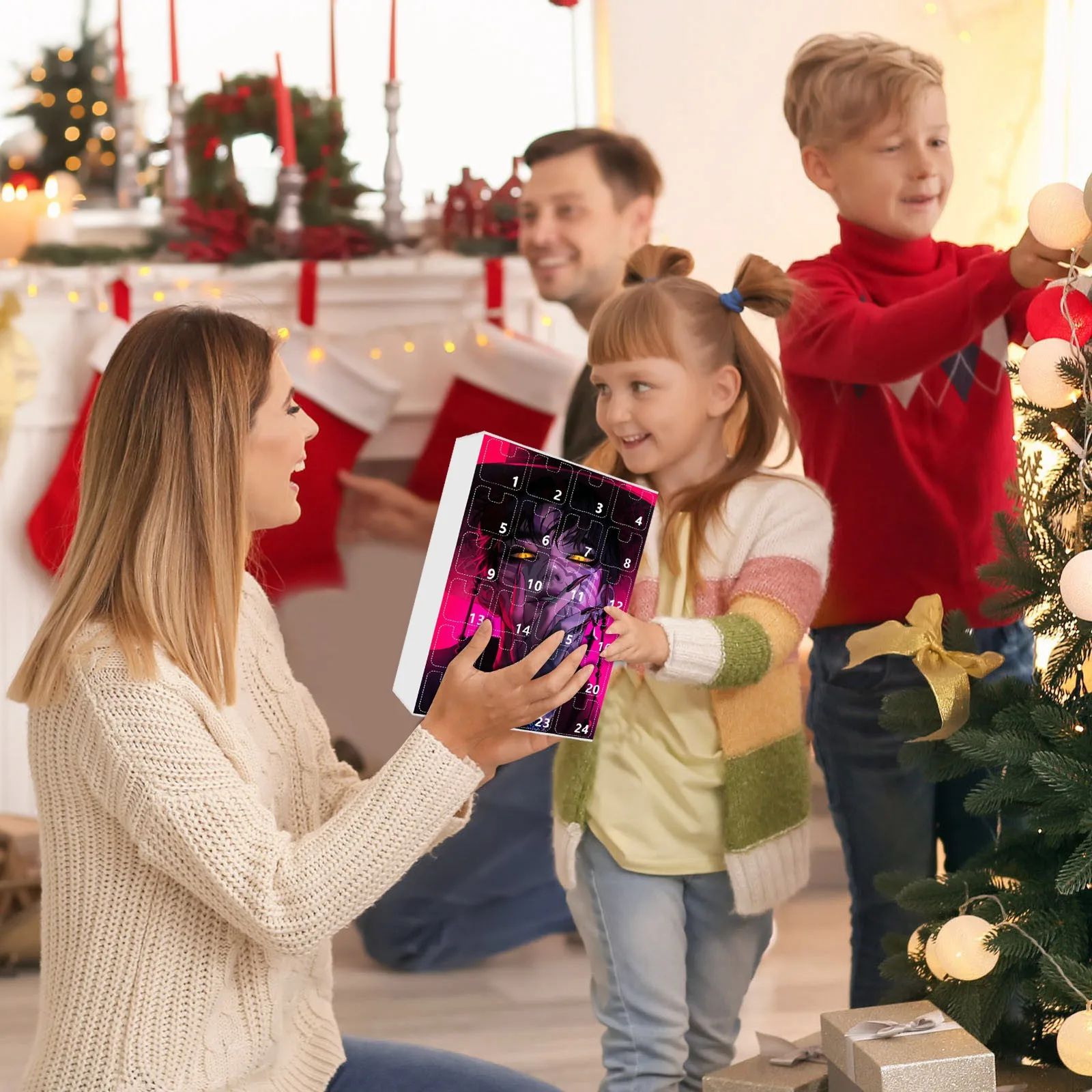 KPOP 크리스마스 블라인드 박스 데빌 헌터 KDH 헌트릭스 사자 어드벤트 캘린더 2025 뮤직 걸 루미 미라 조이 키체인 크리스마스 선물