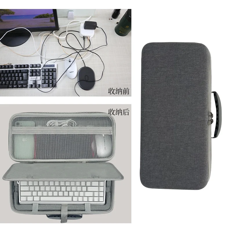 Echome Customized Mechanical Keyboard Storage Bag Dustproof Multifunctional Keyboard Bag 60/65/68/75/80/84/98/100 Accessories